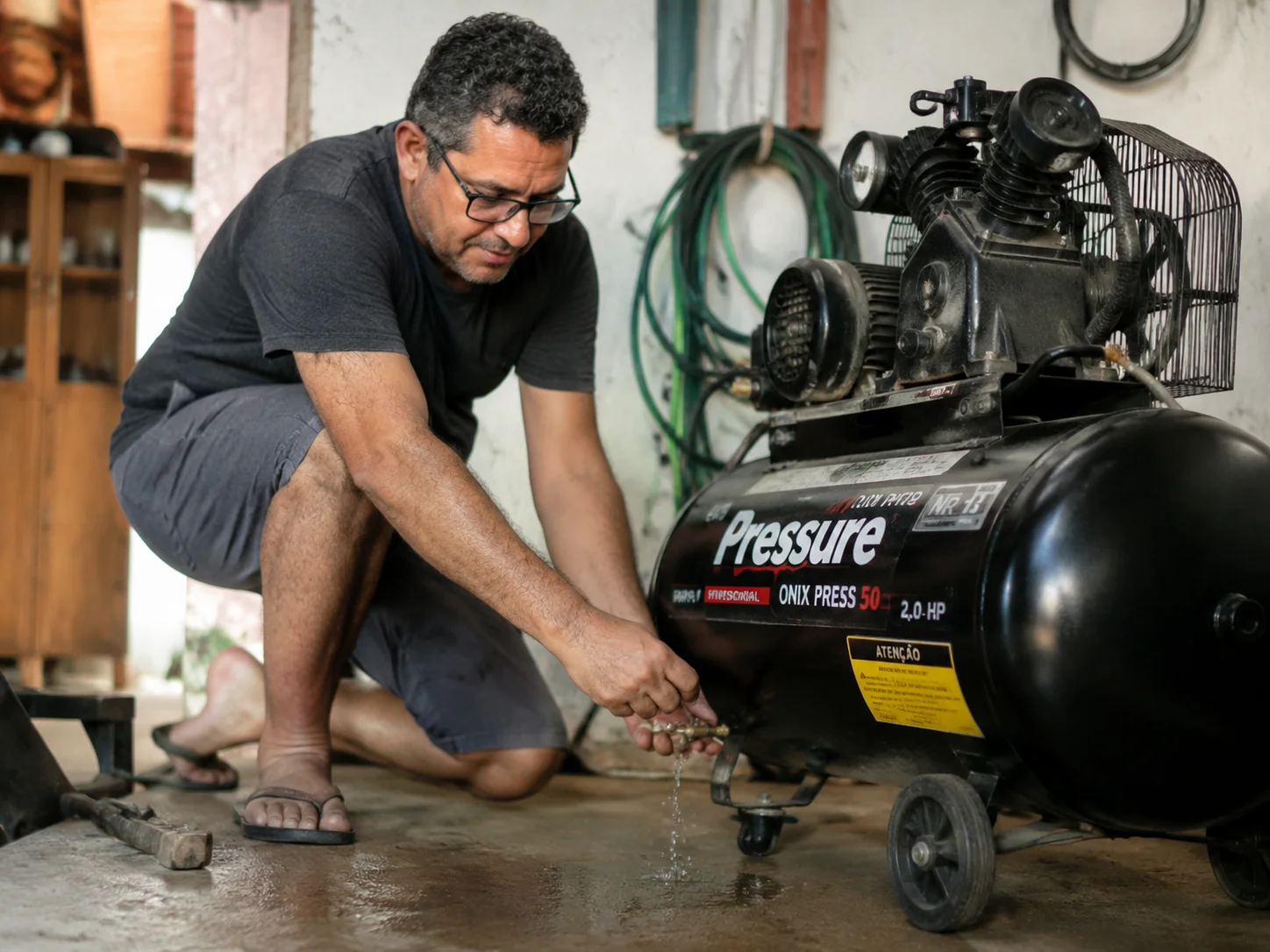 Os melhores compressores de ar para garagem doméstica